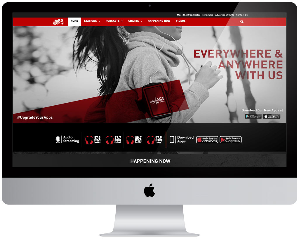 Hardrock FM web development project